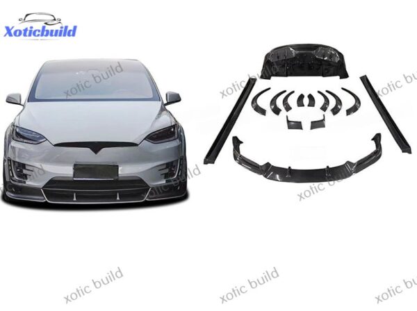 Tesla model x modified top body kit