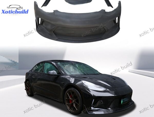 Tesla 3 modified CSS body kit