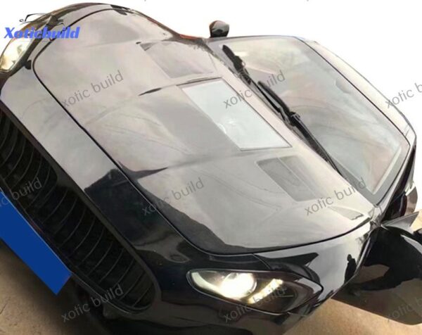 Martha GT carbon fiber engine cover with glass - Image 3