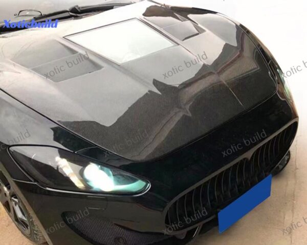 Martha GT carbon fiber engine cover with glass - Image 2